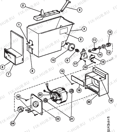 Взрыв-схема стиральной машины Frigidaire FPFE526VW - Схема узла Section 6